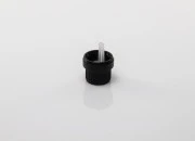 Plastični crni široki sigurnosni zatvarač PP18 sa unutrašnjom kapaljkom 28 mm