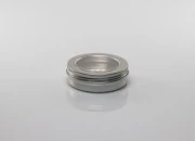 Aluminijumska kutijica 100mL sa poklopcem sa prozorom, u srebrnoj boji - 12 kom