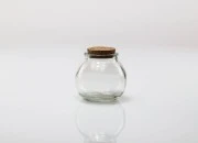 Staklena okrugla tegla 110mL sa konusnim plutanim čepom-slika_360