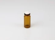 Staklena bočica 10mL karamel boje ili providna, za proizvode u farmaciji i homeopatiji, bez zatvarača - 12 kom
