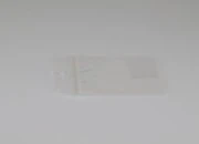 Plastična zip kesica 85x130mm sa providnom prednjom stranom, zadnjom providnom stranom sa linijama i sa Eurohole otvorom - 100 kom