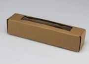 Kutija od kraft papira 55x55x250mm sa prozorom - 20 kom-slika_360