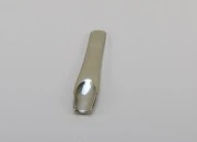 Plastična srebrna PE spatula 71x11mm za kreme - 24 kom