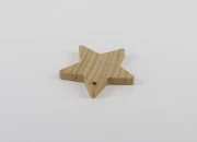 Drvene zvezdice sa rupom za kačenje - 25 komada-slika_360