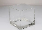 Dekorativna staklena posuda za svećice, 150x150 mm-slika_360