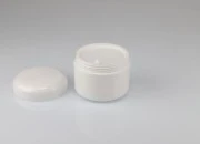 Bela plastična kutija sa duplim dnom, 200mL sa zatvaračem i međupoklopcem - 12 kom Bela plastična kutija sa duplim dnom, 200mL sa zatvaračem i međupoklopcem - 12 kom