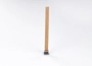 Drveni fitilj 10x150mm sa metalnom osnovom za sveće - 25 kom-slika_360