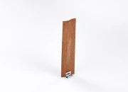 Drveni fitilj 30x120 mm sa metalnom osnovom za sveće - 25 kom