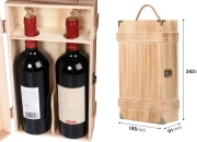 Drvena kutija za dve vinske flaše sa ručkom-dimenzije_slike