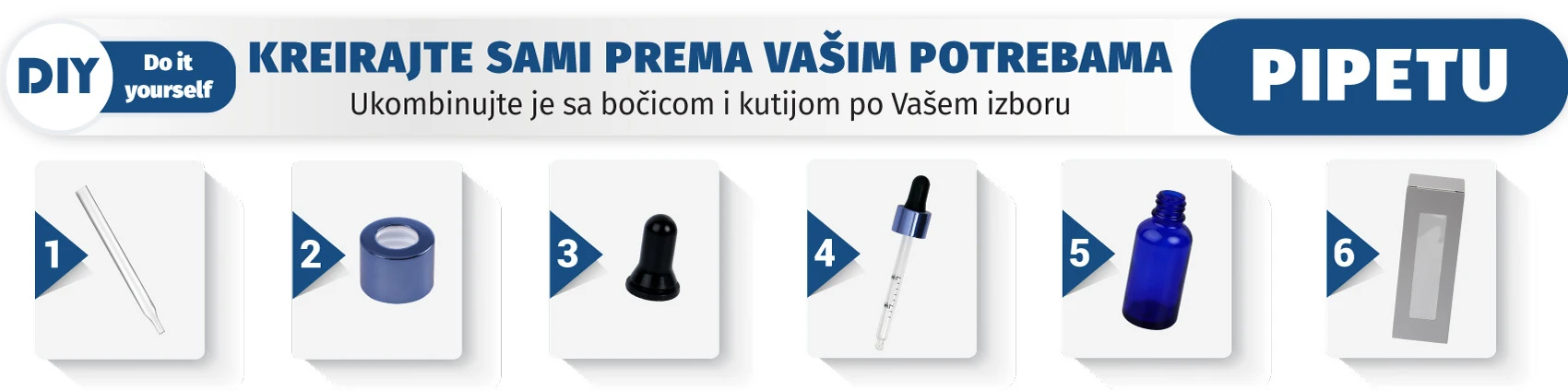 Staklena bočica 10mL za etarska ulja u zelenoj boji, sa grlom PP18